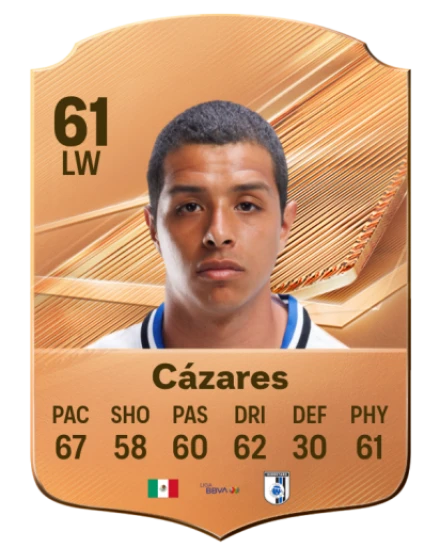 Cázares 61 Bronze LW FC 27 card