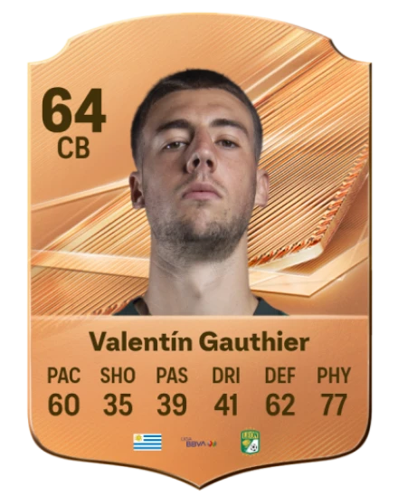 Valentín Gauthier 64 Bronze CB FC 27 card