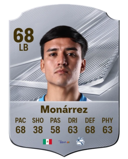 Monárrez 68 Common LB FC 26 card
