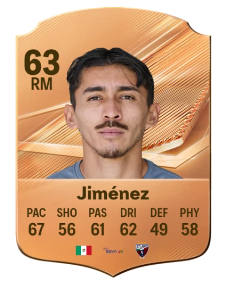 Jiménez 63 Bronze RM FC 27 card