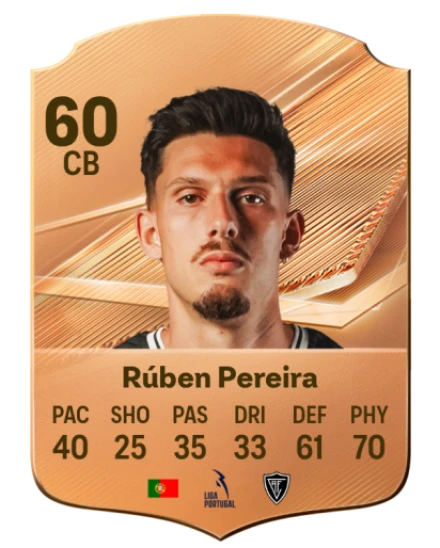 Rúben Pereira 60 Bronze CB FC 27 card