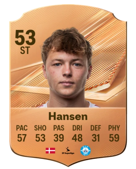 Hansen 53 Bronze ST FC 27 card