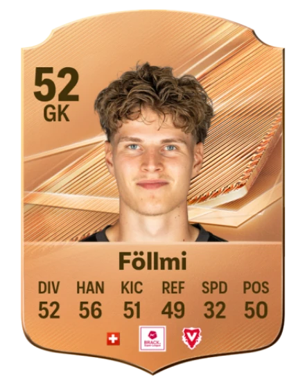 Föllmi 52 Bronze GK FC 27 card