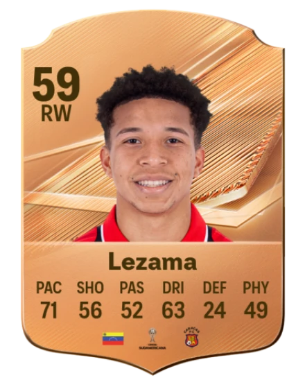 Lezama 59 Bronze RW FC 27 card