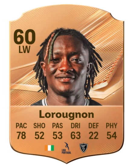Lorougnon 60 Bronze LW FC 27 card