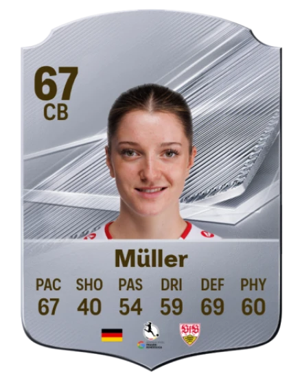Müller 67 Silver CB FC 27 card