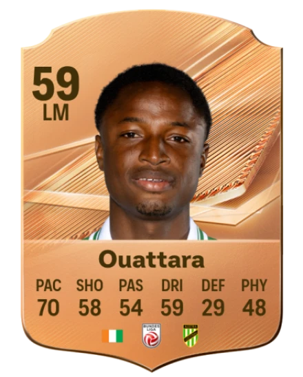 Ouattara 59 Bronze LM FC 27 card