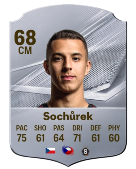 Sochůrek 68 Silver CM FC 27 card