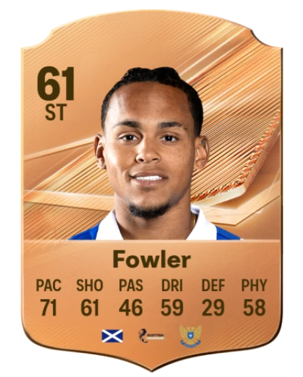 Fowler 61 Common ST FC 26 card