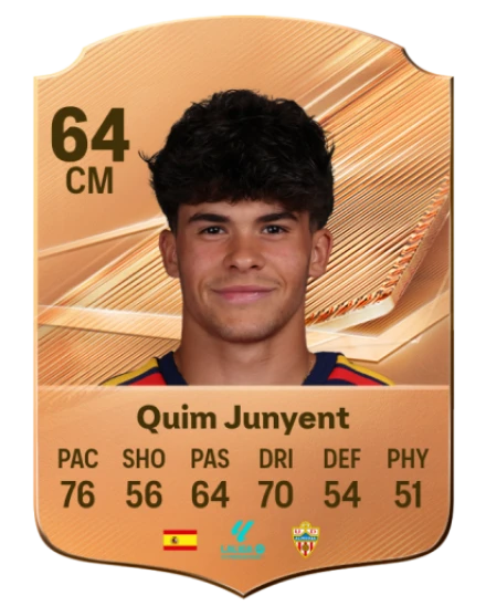 Quim Junyent 64 Bronze CM FC 27 card