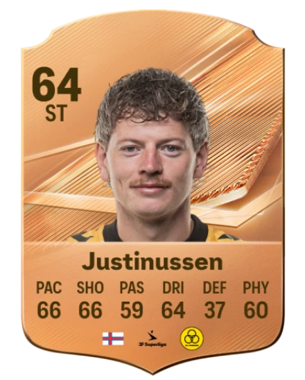 Justinussen 64 Common ST FC 26 card