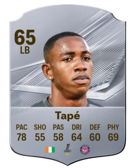 Tapé 65 Silver LB FC 27 card