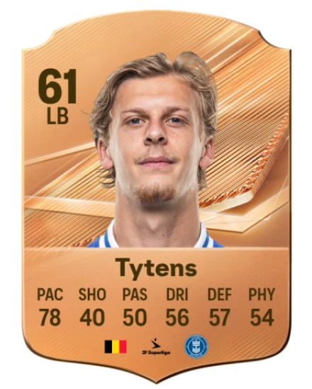 Tytens 61 Bronze LB FC 27 card