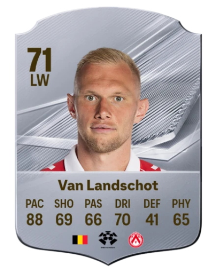 Van Landschot 71 Common LW FC 26 card