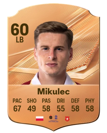 Mikulec 60 Bronze LB FC 27 card