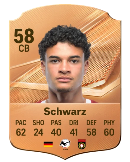 Schwarz 58 Bronze CB FC 27 card