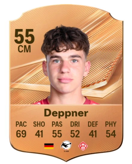 Deppner 55 Bronze CM FC 27 card