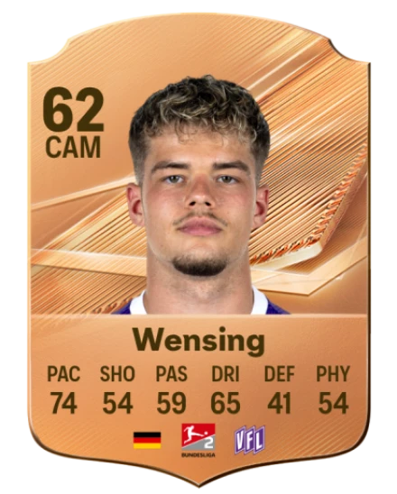 Wensing 62 Bronze CAM FC 27 card