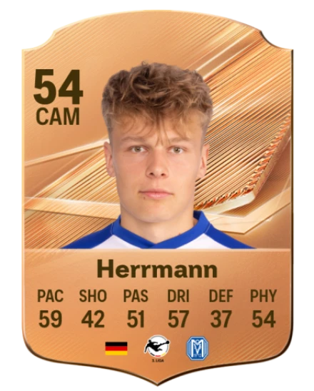 Herrmann 54 Bronze CAM FC 27 card