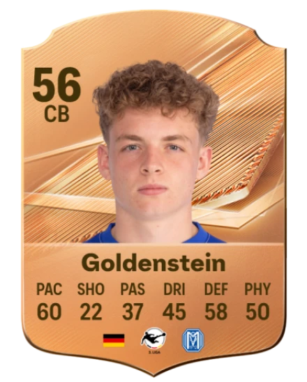 Goldenstein 56 Bronze CB FC 27 card