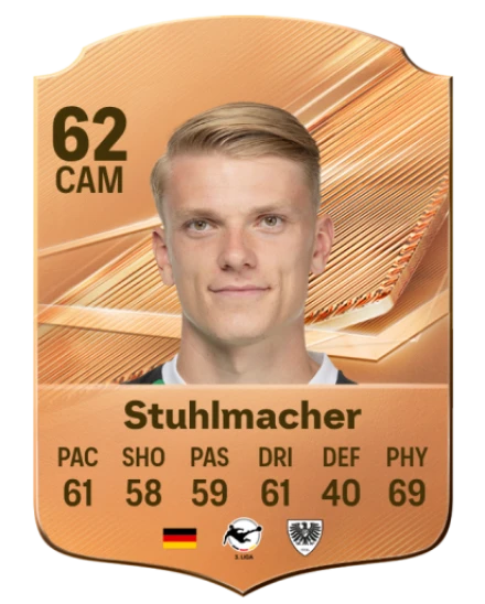 Stuhlmacher 62 Bronze CAM FC 27 card