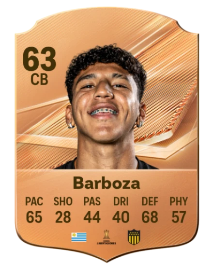 Barboza 63 Bronze CB FC 27 card