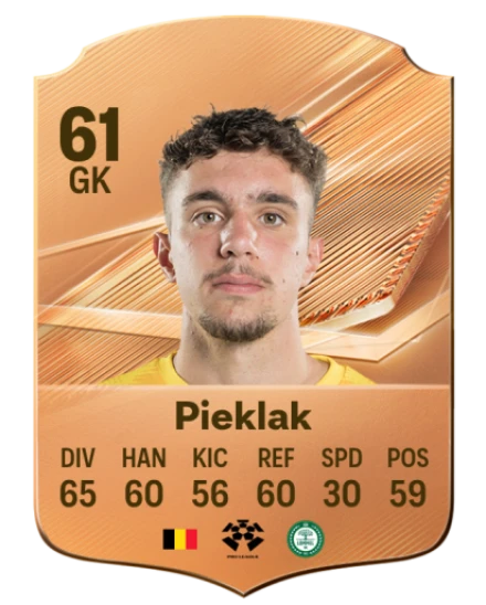Pieklak 61 Bronze GK FC 27 card
