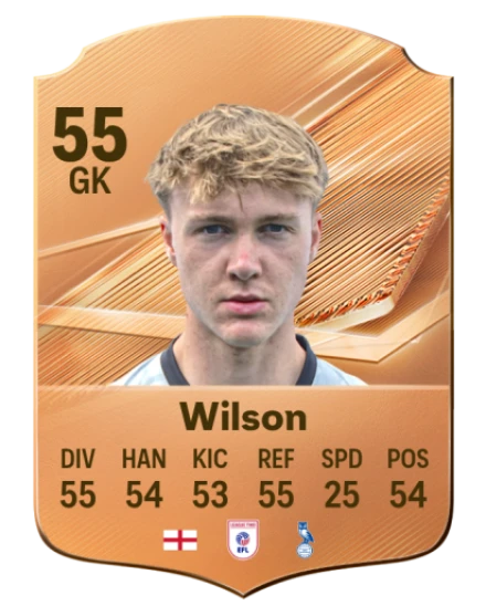 Wilson 55 Bronze GK FC 27 card