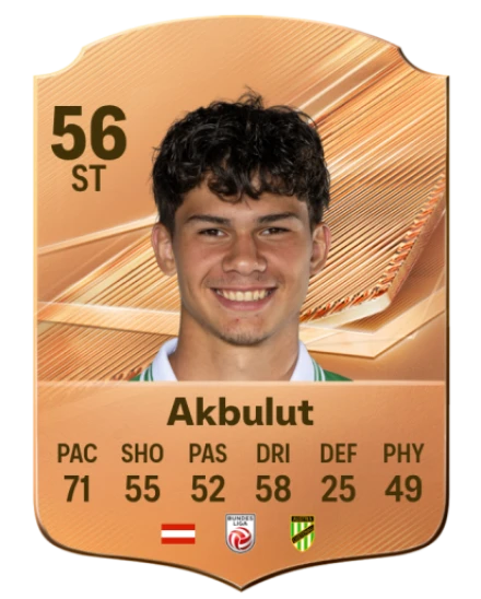 Akbulut 56 Bronze ST FC 27 card