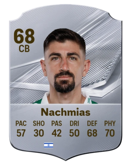 Nachmias 68 Rare CB FC 26 card