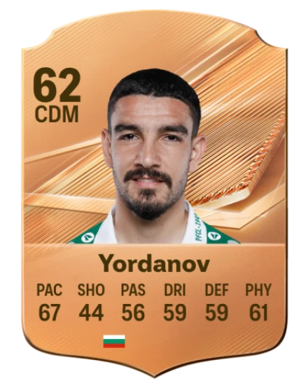 Yordanov 62 Bronze CDM FC 27 card
