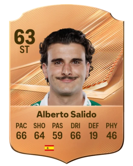 Alberto Salido 63 Bronze ST FC 27 card