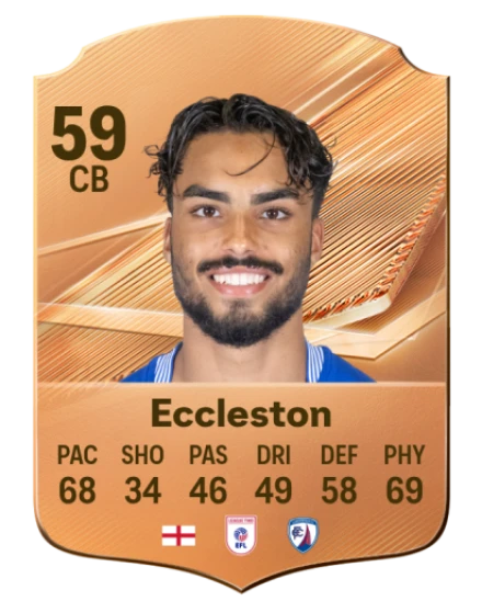 Eccleston 59 Bronze CB FC 27 card