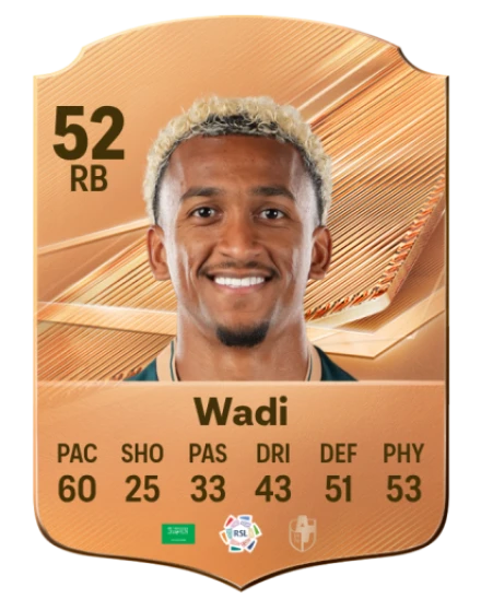 Wadi 52 Bronze RB FC 27 card