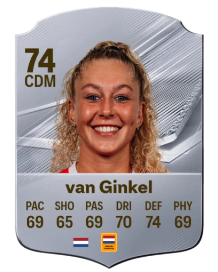 van Ginkel 74 Common CDM FC 26 card