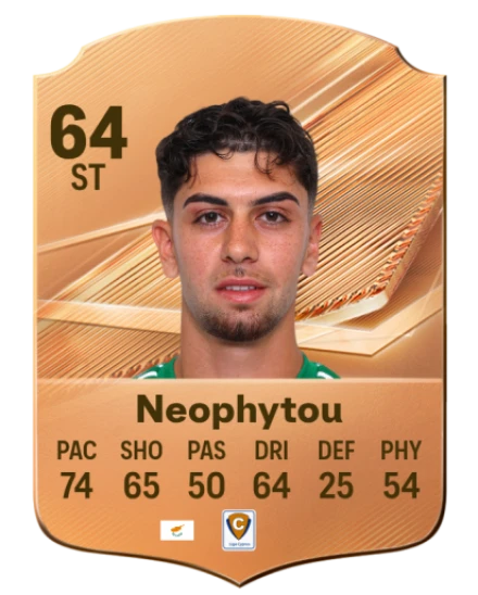 Neophytou 64 Bronze ST FC 27 card