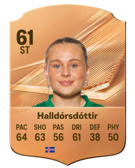 Halldórsdóttir 61 Common ST FC 26 card