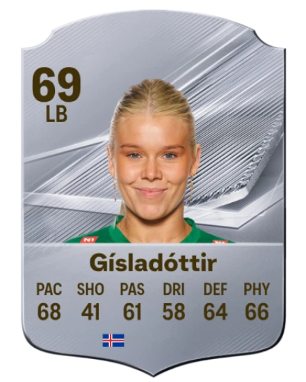 Gísladóttir 69 Common LB FC 26 card