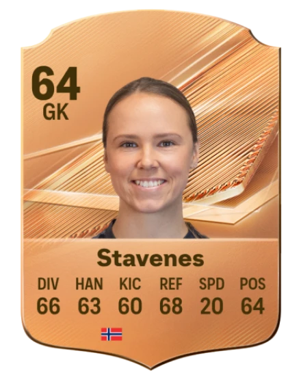Stavenes 64 Bronze GK FC 27 card