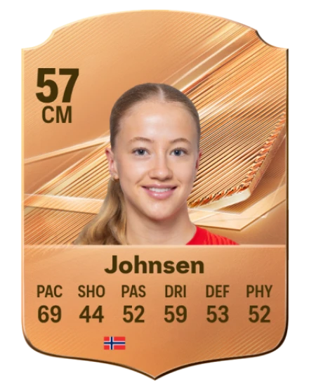 Johnsen 57 Bronze CM FC 27 card