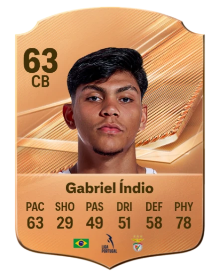 Gabriel Índio 63 Bronze CB FC 27 card