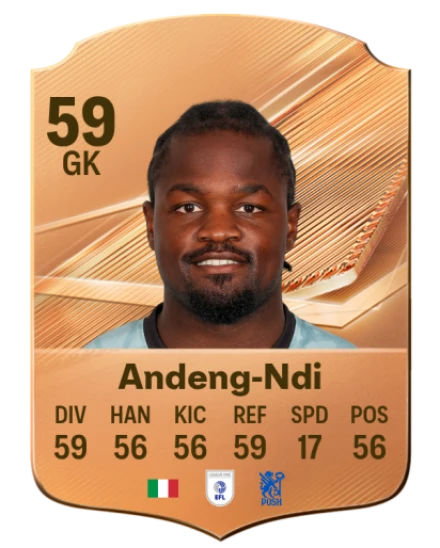 Andeng-Ndi 59 Bronze GK FC 27 card