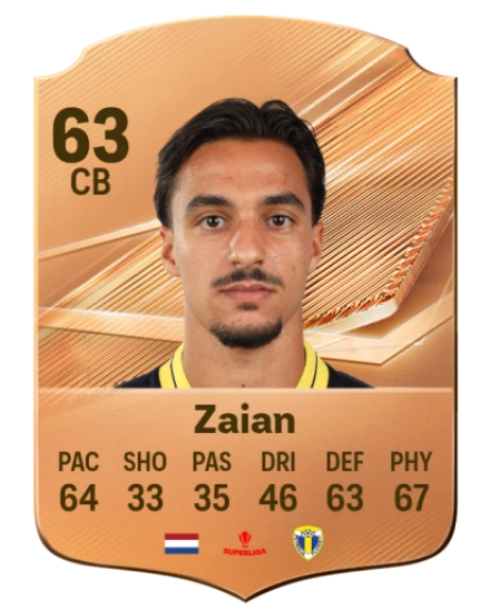 Zaian 63 Common CB FC 26 card