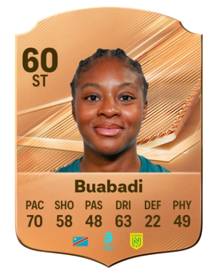 Buabadi 60 Bronze ST FC 27 card
