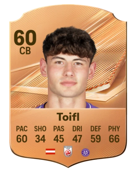 Toifl 60 Bronze CB FC 27 card
