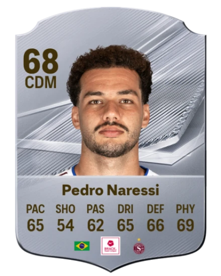 Pedro Naressi 68 Common CDM FC 26 card