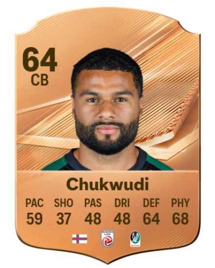 Chukwudi 64 Common CB FC 26 card