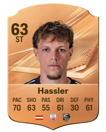 Hassler 63 Bronze ST FC 27 card