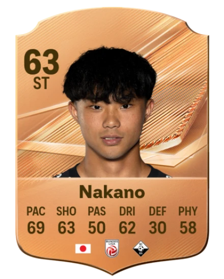 Nakano 63 Bronze ST FC 27 card