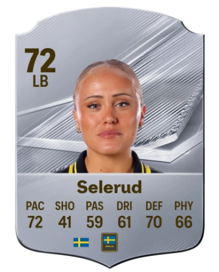 Selerud 72 Common LB FC 26 card